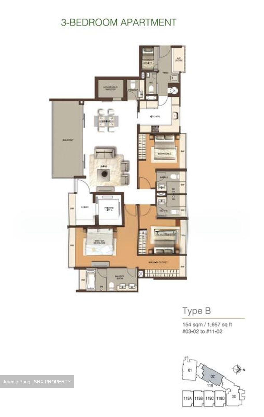 RESIDENCES AT EMERALD HILL (D9), Apartment #595853071